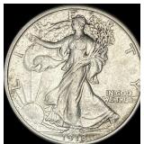 1918 Walking Liberty Half Dollar CLOSELY UNCIRCULA