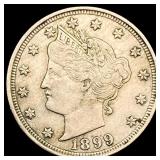 1899 Liberty Head Nickel CHOICE AU