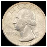 1932-D Silver Washington Quarter CLOSELY UNCIRCULA