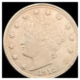 1912 Liberty Head Nickel ABOUT UNCIRCULATED