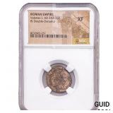 Roman Valerian I 253-260 AD BI Dbl-Denarius NGC