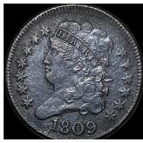 1809 Classic Head Half Cent NEARLY  UNCIRCULATED