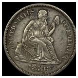 1886 Seated Liberty Dime CLOSELY UNCIRCULATED