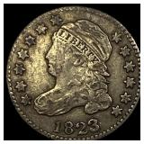 1823 Capped Bust Dime LIGHTLY CIRCULATED