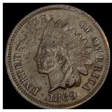 1869 Indian Head Cent CHOICE AU