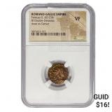 Romano-Gallic TetricusII,AD274 BI Double-Denarius