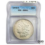1878-S Morgan Silver Dollar ICG MS61