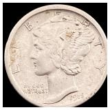 1945-S Silver Mercury Dime CLOSELY UNCIRCULATED