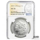 2021-S Morgan Silver Dollar NGC MS70
