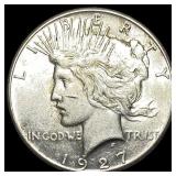 1927 Peace Silver Dollar CLOSELY UNCIRCULATED