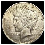 1927-S Silver Peace Dollar ABOUT UNCIRCULATED