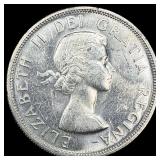 1957 Canada Silver Dollar SUPERB GEM BU