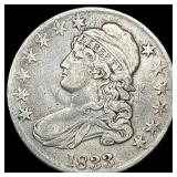 1833 Capped Bust Half Dollar ABOUT UNCIRCULATED