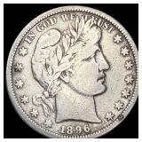 1896-S Silver Barber Half Dollar HIGH GRADE