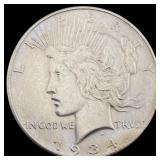 1934 Silver Peace Dollar HIGH GRADE