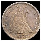 1875-S Silver Twenty Cents CLOSELY UNCIRCULATED