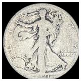1921-S Silver Walking Liberty Half Dollar  NICELY