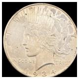 1934 Peace Silver Dollar UNCIRCULATED