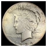 1934 Peace Silver Dollar ABOUT UNCIRCULATED