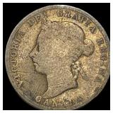 1888 Canada Silver 25 Cents LIGHTLY CIRCULATED
