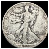 1919-D Silver Half Dollar (Walking Liberty) NICELY