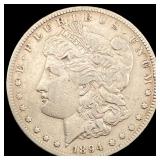 1894-S Silver Morgan Dollar ABOUT UNCIRCULATED