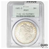 1885-O Morgan Silver Dollar PCGS MS63
