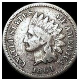 1864-L Indian Head Cent NICELY CIRCULATED