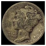 1921 Mercury Dime NICELY CIRCULATED