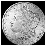 1887-O Silver Morgan Dollar NEARLY  UNCIRCULATED