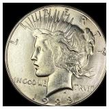 1928-S Silver Peace Dollar CHOICE AU