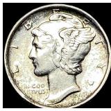 1918-D Silver Mercury Dime CLOSELY  UNCIRCULATED