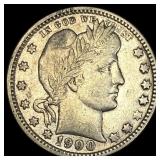 1900 Silver Barber Quarter LIGHTLY CIRCULATED