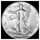 1945-D Walking Liberty Half Dollar CLOSELY  UNCIR