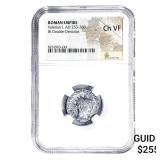 Roman Valerian I, AD 253-260 BI Dbl-Denarius NGC