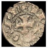 Portugal Crusades Dinis I Silver Dinero NEARLY UN