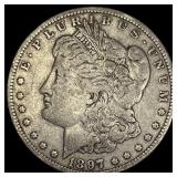 1897-O Silver Morgan Dollar ABOUT UNCIRCULATED