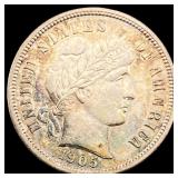 1903-S Silver Barber Dime CLOSELY UNCIRCULATED