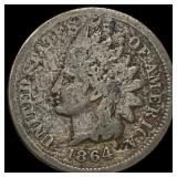 1864 Bronze Indian Head Cent LIGHTLY CIRCULATED