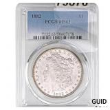 1882 Morgan Silver Dollar PCGS MS63