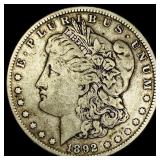 1892 Silver Morgan Dollar LIGHTLY CIRCULATED