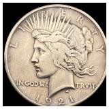 1921 Silver Peace Dollar LIGHTLY CIRCULATED