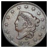 1829 Coronet Head Large Cent ABOUT UNCIRCULATED