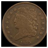 1835 Copper Half Cent LIGHTLY CIRCULATED
