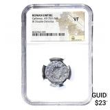 Roman Gallienus, AD 253-268 BI Dbl-Denarius NGC V