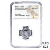 Roman Gallienus, AD 253-268 BI Dbl-Denarius NGC C
