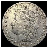 1879-S Rev 78 Silver Morgan Dollar ABOUT UNCIRCUL