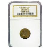 1857 Flying Eagle Cent NGC VG10