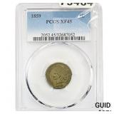 1859 Indian Head Cent PCGS XF45