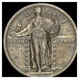1920 Standing Liberty Silver Quarter NEARLY UNCIRC